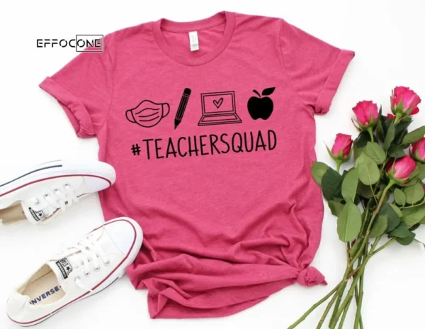 Teacher Squad Shirt, Kindergarten Teacher Tee, Teacher