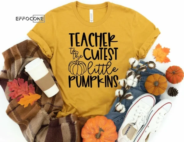 Teacher To The Cutest Little Pumpkins Shirt, Kindergarten