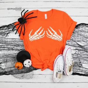 Skeleton Hands Shirt, Halloween Skeleton t-Shirt, Hand Bra Shirt, Funny Halloween Shirt, Halloween Skeleton Shirt, Skeleton tee
