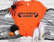 Yes Today Satan, Halloween Shirt, Trick or Treat t-shirt, Funny Halloween Shirt, Gay Halloween Shirt