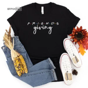 Friends Giving 2021 Thanksgiving Shirt, Thanksgiving t shirt women, family thanksgiving shirts, funny Thanksgiving 2021 t-shirts long sleeve