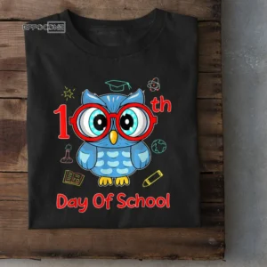Cute Owl 100th School Day 100 Days Smarter