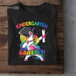 Dabbing Kindergarten Unicorn Graduation Class 2021 Nail It