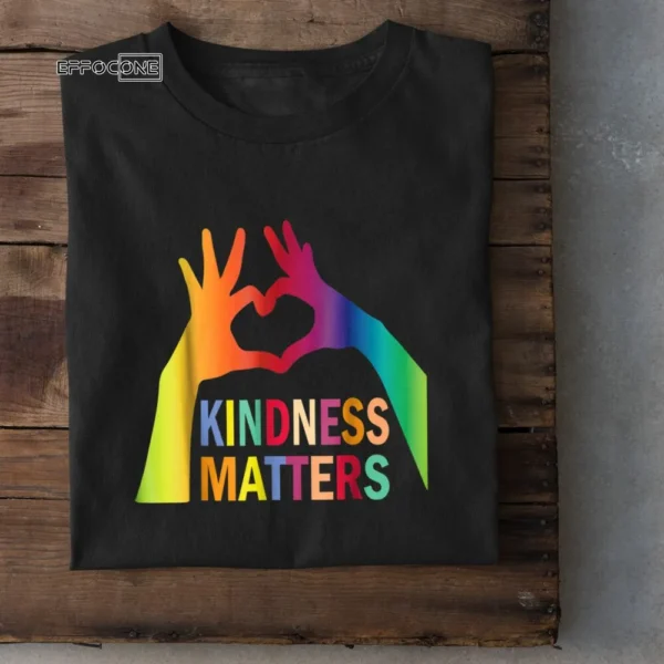 Kindness Matters School Anti-Bullying Autistic T-Shirt Gift