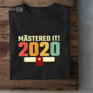 Mastered it 2020 Graduation Gift for Him Friends 70s Retro