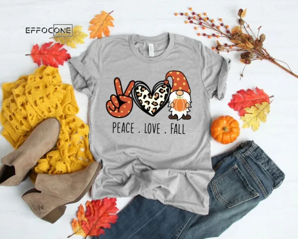 Peace Love Thanksgiving Shirt Family Thanksgiving Shirt