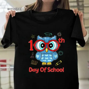 Cute Owl 100th School Day 100 Days Smarter