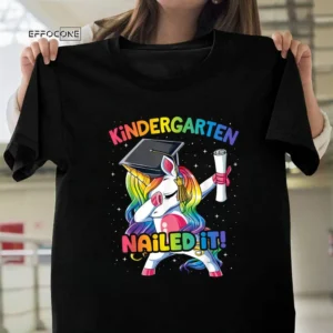 Dabbing Kindergarten Unicorn Graduation Class 2021 Nail It