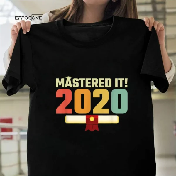 Mastered it 2020 Graduation Gift for Him Friends 70s Retro
