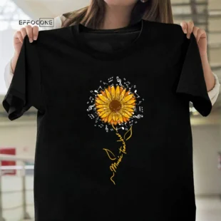 Music Teacher Back to School Musical Hippie Sunflower Gift