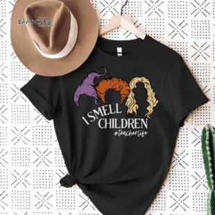 I Smell Children Shirt, Hocus Pocus Shirt, Funny Halloween Shirt, Halloween Teacher Shirt, Teacher Hocus Pocus, Witch Teacher Shirt