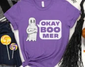 Ok! Booomer, Halloween Shirt, Trick or Treat t-shirt, Funny Halloween Shirt, Gay Halloween Shirt