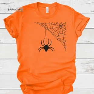 Spider Web Halloween Tee Shirt, Halloween Shirt, Trick or Treat t-shirt, Funny Halloween Shirt, Gay Halloween Shirt