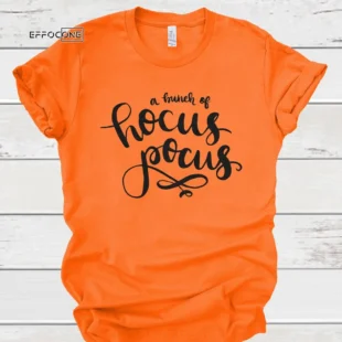 A bunch of hocus pocus, Halloween Shirt, Trick or Treat t-shirt, Funny Halloween Shirt, Gay Halloween Shirt