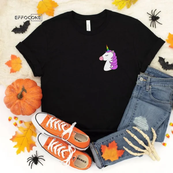 Halloween Unicorn Tee Shirt, Trick or Treat t-shirt, Funny Halloween Shirt, Gay Halloween Shirt