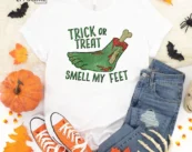 Trick or Treat Smell my Feet, Halloween Shirt, Trick or Treat t-shirt, Funny Halloween Shirt, Gay Halloween Shirt