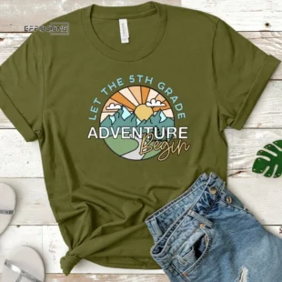 Let the 5th Grade Adventure Begin, 5th Grade Shirt, 5th Grade Teacher, Back to School Shirt, 5th Grade Team, Teacher Shirt