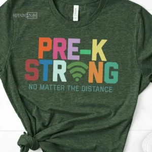 PreK Strong, Zooming into Prek, PreK Teacher, Preschool Shirt, Prek Shirt, Preschool Teacher, Zoom School, Virtual School, Distance Learning