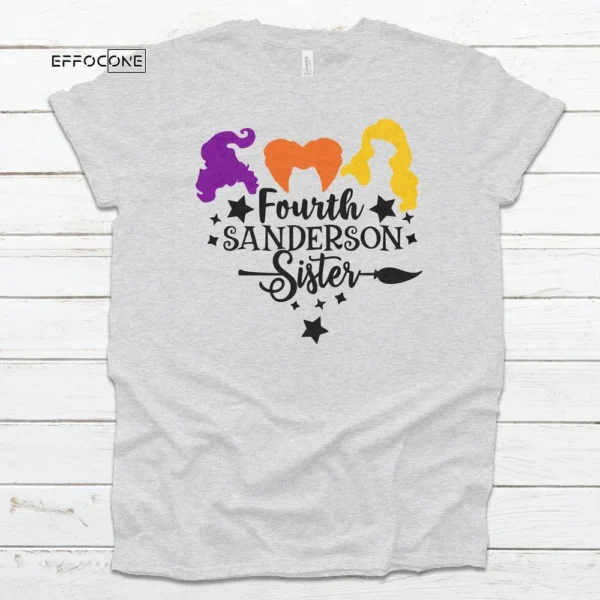 Fourth Sanderson Sister Tee Shirt, Halloween Shirt, Trick or Treat t-shirt, Funny Halloween Shirt, Gay Halloween Shirt