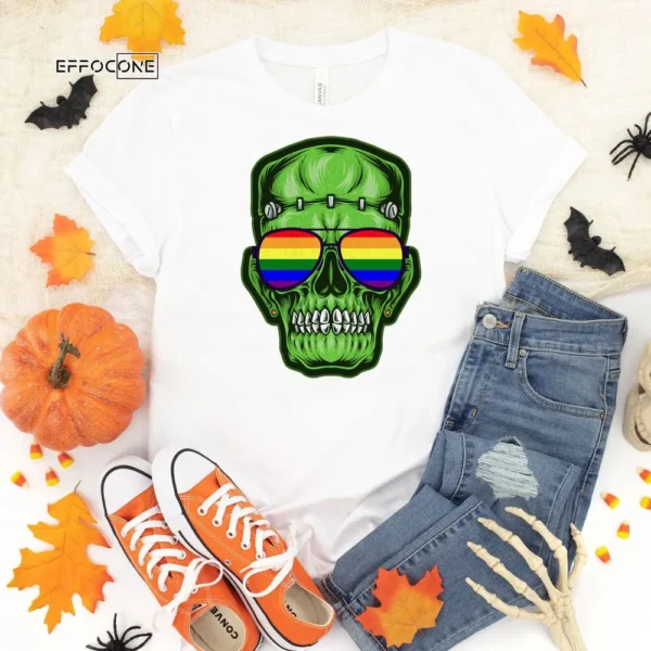 Frankenstein shirt, Halloween Frankenstein tshirt Trick or Treat t-shirt, Funny Halloween Shirt, Frankenstein Halloween Shirt