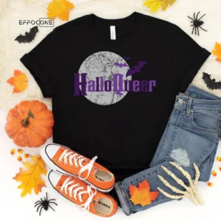 HalloQueer Halloween Shirt, Trick or Treat t-shirt, Funny Halloween Shirt, Gay Halloween Shirt