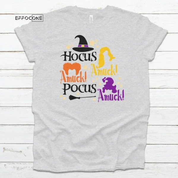 Hocus Amuck, Pocus Amuck Shirt, Halloween Shirt, Trick or Treat t-shirt, Funny Halloween Shirt, Gay Halloween Shirt