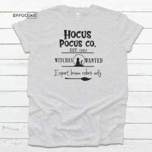 Hocus Pocus Co. Halloween Tee, Halloween Shirt, Trick or Treat t-shirt, Funny Halloween Shirt, Gay Halloween Shirt