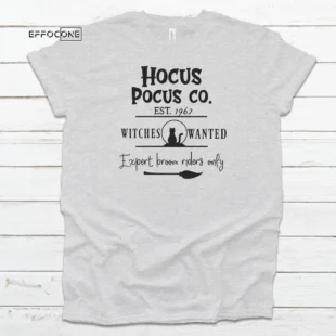 Hocus Pocus Co. Halloween Tee, Halloween Shirt, Trick or Treat t-shirt, Funny Halloween Shirt, Gay Halloween Shirt