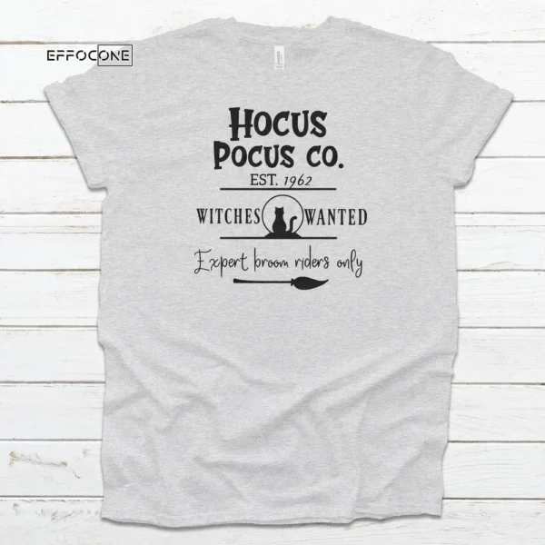 Hocus Pocus Co. Halloween Tee, Halloween Shirt, Trick or Treat t-shirt, Funny Halloween Shirt, Gay Halloween Shirt