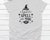 I put a spell on you lips halloween witch tee, Halloween Shirt, Trick or Treat t-shirt, Funny Halloween Shirt, Sexy Halloween Lips T shirt