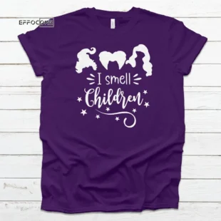 I smell children halloween tee, Halloween Shirt, Trick or Treat t-shirt, Funny Halloween Shirt, Sanderson Sisters Shirt