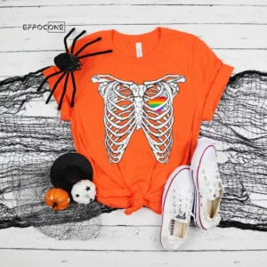 Love Skeleton Halloween Shirt, Trick or Treat t-shirt, Funny Halloween Shirt, Fun Love Halloween Shirt
