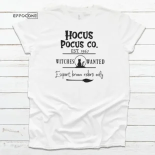 Hocus Pocus Co. Halloween Tee, Halloween Shirt, Trick or Treat t-shirt, Funny Halloween Shirt, Gay Halloween Shirt