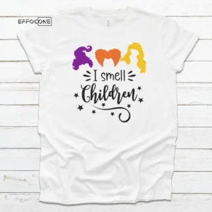 I smell children halloween tee, Halloween Shirt, Trick or Treat t-shirt, Funny Halloween Shirt, Sanderson Sisters Shirt