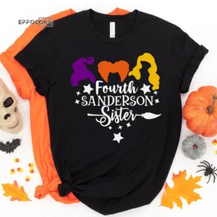 Fourth Sanderson Sister Tee Shirt, Halloween Shirt, Trick or Treat t-shirt, Funny Halloween Shirt, Gay Halloween Shirt