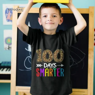 100 Days Smarter Kindergarten Child 100th day of school