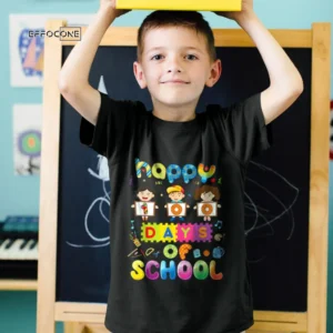 Happy 100 Days of School Shirt - 100th Day Of School Shirt