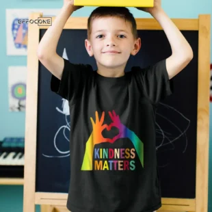 Kindness Matters School Anti-Bullying Autistic T-Shirt Gift