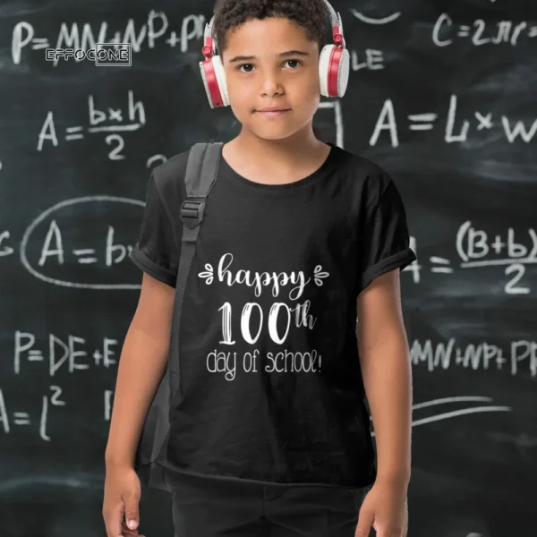 Happy 100th School Day T-Shirt for Teachers Administrator
