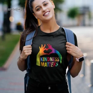 Kindness Matters School Anti-Bullying Autistic T-Shirt Gift