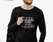 Funny Earth Science Teacher Shirt – Warned you About