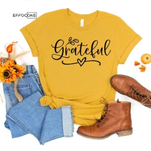 Grateful Blessed Thankful T-Shirt