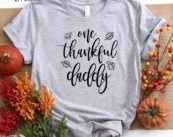 One Thankful Daddy Pumpkin T-Shirt