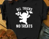 All Tricks No Treats Disney Halloween T Shirt