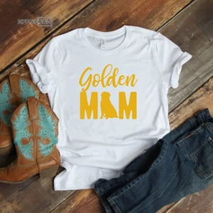 Golden Mom Dog T-Shirt