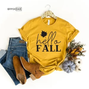 Hello Fall Autumn T-Shirt
