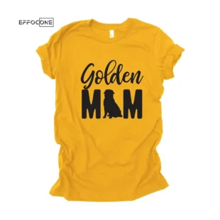 Golden Mom Dog T-Shirt