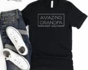 Amazing Grandpa Est. 2021 T-Shirt