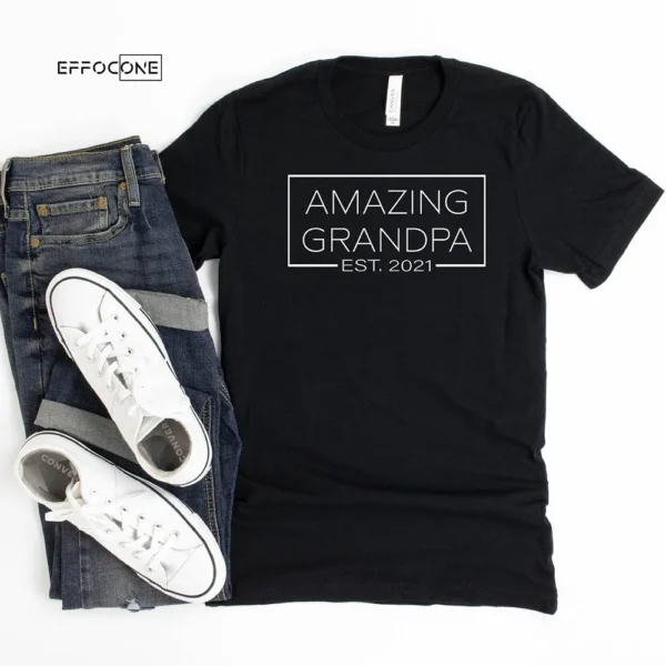 Amazing Grandpa Est. 2021 T-Shirt