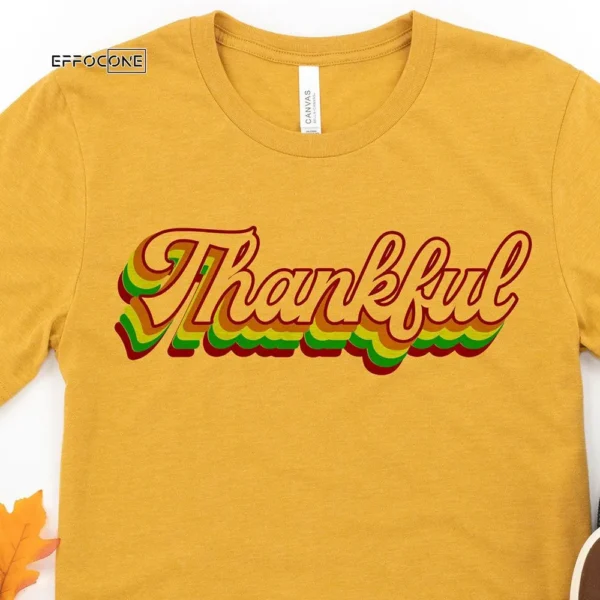 Thankful Shirt Thanksgiving T-Shirt